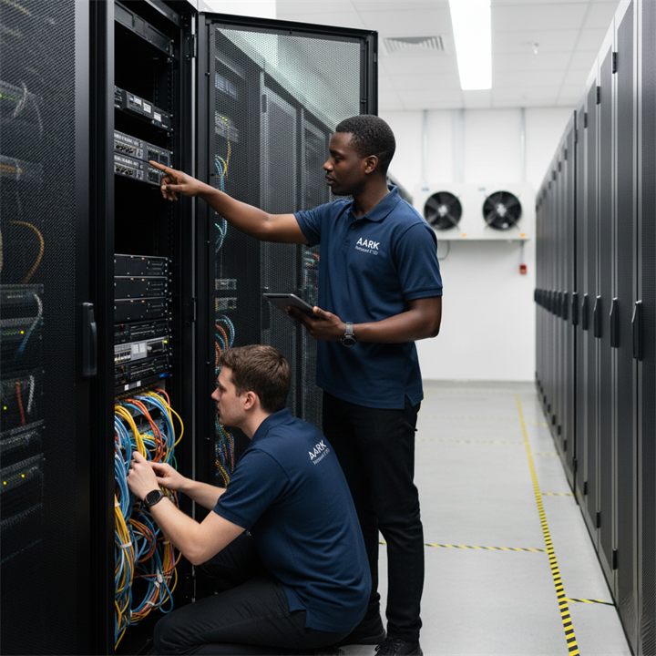 Data centre and rack infrastructure support